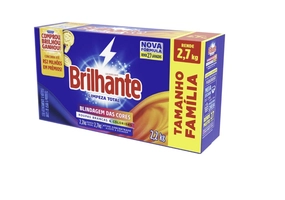 Lava-Roupas em Pó Brilhante Limpeza Total Ativo Concentrado 2,2kg