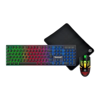 Combo Gamer TGT Fal RGB c/ Teclado ABNT2, Mouse 1600 DPI e Mousepad