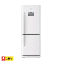 REEMBALADO: Refrigerador Frost Free 454L Electrolux DB53 Bottom Branco - 220V