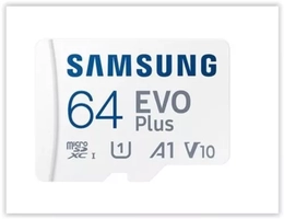 Cartão de Memória Samsung EVO Plus 64GB Branco
