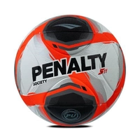 Bola Society Penalty S11 R2 Branca/Preta/Laranja