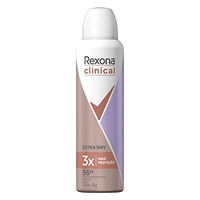 [Rec/Levando 2 un R$21,17] Antitranspirante Aerosol Rexona Clinical Extra Dry 150ml (A embalagem pode variar)