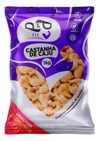 Castanha De Caju 1kg Torrada Com Sal - P&p