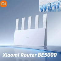 [R$255 "MOEDAS"/TAXA INCLUSA] Roteador Xiaomi BE5000 Gigabit Wi-Fi 7 5011Mbps #Aliexpress 🇨🇳