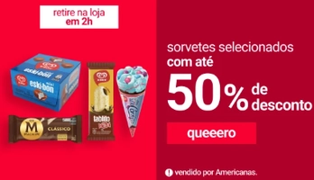 Diversos Sorvetes e Picolés da Kibon e Nestlé com até 68% off - Americanas