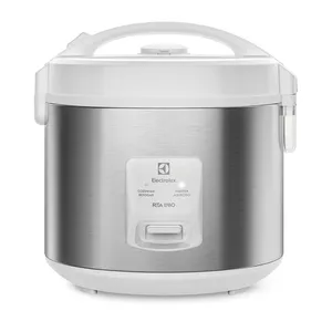 [Com Cashbck Electrolux R$143 ] Panela de Arroz Elétrica Electrolux por Rita Lobo 3,5L Branca Efficient Visor Glass (ERC31)
