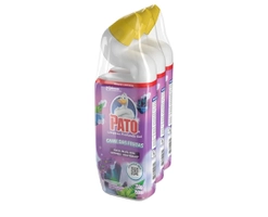 [REC] 3 Unidades de Pato Limpador Sanitário Kit Game das Frutas, Desinfetante Sanitário, Desodorizador Sanitário de Limpeza Profunda, 750ml cada 