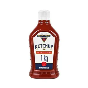 (REC) (R$12,15 / + Por -) Hemmer Ketchup Tradicional Bisnaga 1kg