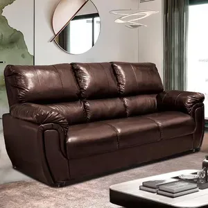 Sofá 3 lugares Cama inBox Monte Carlo em Courino com 200 cm de largura - SOFA 3 LUG CAMAINBOX MONTE CARLO COURINO MARROM
