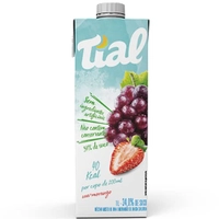 [Recorrência] [SUPER R$4] 100% Suco Uva com Morango Tial Baixa Caloria 1L