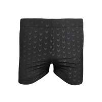 Sunga Boxer Masculina Preta De Praia Lisa Surf Short Box