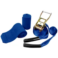 Slackline Kikos 15 m x 5 cm - Azul e Preto | R$60