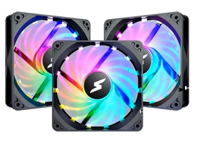 Kit Fan Com 3 Unidades SuperFrame Still, ARGB, 120mm, Com Controladora, Black, SF-02