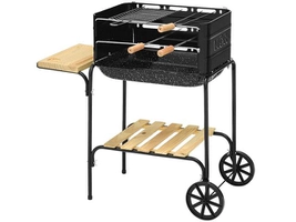 Churrasqueira à Carvão Mor Califórnia Desmontável - com Grelha e 3 Espetos - R$84