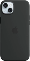 Capa de Silicone c/ MagSafe p/ iPhone 15 Plus Preto
