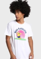 Camiseta Homer Simpson Sexy and Athletic - Branco | R$20