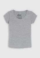Blusa Elian Infantil Lisa Cinza