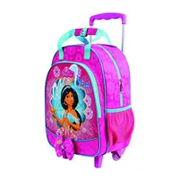 [PRIME] Mala Escolar G com Rodinhas Disney Jasmine, 41 x 30 x 14, Dermiwil 51986, Multicor