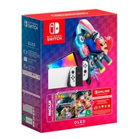 [App/prime] Nintendo Switch OLED Branco + Mario Kart 8 + 3 Meses