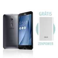 [ASUS] Zenfone 2 4GB/32GB Prata + ZenPower Prata por R$ 1399