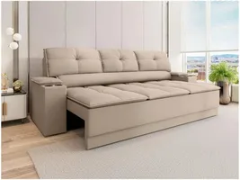 Sofá 3 Lugares Retrátil Reclinável Velosuede