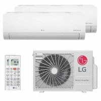 Ar Condicionado Multi Split BI Inverter LG 18000 BTU 2X9000 Quente e Frio 220V Z2UW18GFB1.AWGZBR1