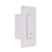 Interruptor Inteligente Wi-Fi 1 Tecla Elsys EPGG22 Controle Via Aplicativo Compatível com Alexa e Google Assistente Smart