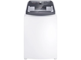 [BR] Lavadora de Roupas Electrolux 15kg Cesto Inox 11 Programas de Lavagem Branco Premium Care LEC15