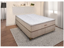 Cama Box Queen Size (Box + Colchão) Ortobom - Mola 30cm de Altura Ortotech por R$ 1190