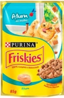 [APP + Ouro] Ração úmida para Gato Adulto Sachê - Friskies - Atum ao molho 85g R$0,86