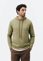 【Tam.:  P M G e XG  】camiseta básica masculina manga longa texturizada com capuz - preto / HERING