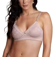 Sutiã Sustentação Pré Moldado Em Renda Fellina