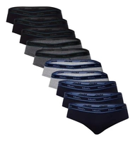 (Add 3 kit)Kit Com 10 Cueca Slip Masculino Mash