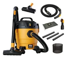 Aspirador Wap GTW 10 1400W 10L Pó e Água Preto/Amarelo
