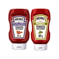 Kit Heinz Ketchup Picles 397g e Ketchup Heinz Bacon & Cebola Caramelizada 397g
