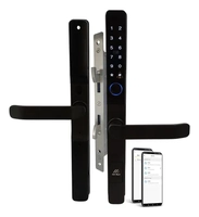 Fechadura Smart Digital Porta De Alumínio Interno/externo