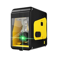 Romacci Ferramenta portátil de nível a laser de alta precisão, 2 linhas, multifuncional, função de autonivelamento