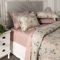 Kit Colcha Casal 3 Peças Dupla Face Isabel Areia