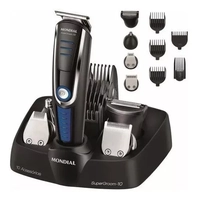 Aparador De Pelos Super Groom 10 Preto Azul Bg-03 Mondial