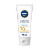 [+POR- R$ 23,56] Protetor Facial NIVEA Toque Seco FPS 70 40ml
