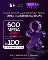 VIVO FIBRA: 600MB + Netflix + Amazon Prime + Perplexity por 12 Meses