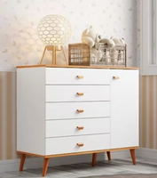 Cômoda Infantil Bartira Ternura com 5 Gavetas e 1 Porta - 106,8cm de largura