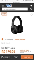 Headphone Edifier Bluetooth W800BT Preto R$ 180