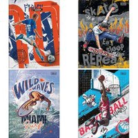 Kit com 4 cadernos Do It! 80Fls