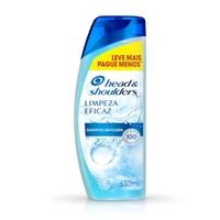 【 R$0,99 com Cashback P&G】Shampoo Anticaspa Head & Shoulders Limpeza Eficaz 650 ml