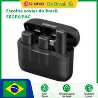 [do Brasil] Microfone de Lapela Plug & Play 20M Ulanzi J12