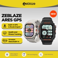 [Taxa Inclusa] Novo Zeblaze Ares GPS, Relógio Inteligente, Alexa & GPS, Chamadas, Smartwatch Frequência Cardíaca Spo2 Fitness 