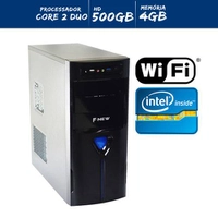 Pc Desktop Intel Core 2 Duo 4gb Ram 500 Gb Hd C/ Wifi R$ 861,72