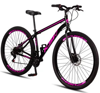 Bicicleta Aro 29 Aço Carbono Ksvj Freios A Disco 21 Vel - Ksvj Bikes