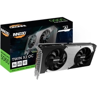 (PRIME NINJA) Placa de Video Inno3D RTX 5060 Twin X2 NVIDIA Geforce, 8GB, 2527MHz, 128bits - N50602-08D7X-195070N